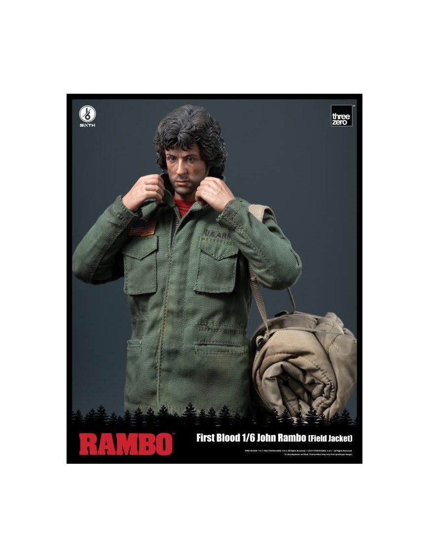 Threezero 1/6 Sixth Rambo First Blood John Rambo Field Jacket Threezero 1/6 Sixth Rambo First Blood John Rambo Field Jacket