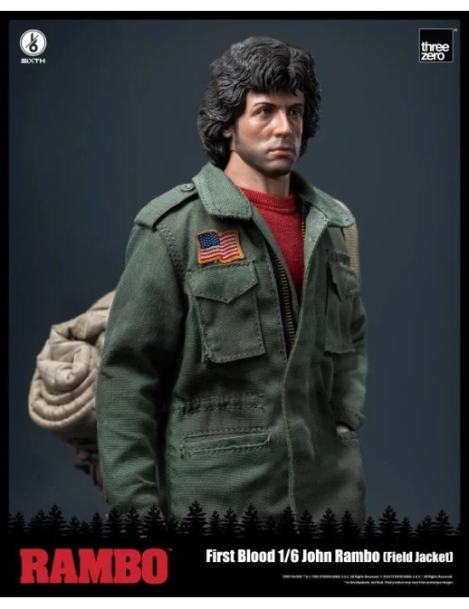 Threezero 1/6 Sixth Rambo First Blood John Rambo Field Jacket