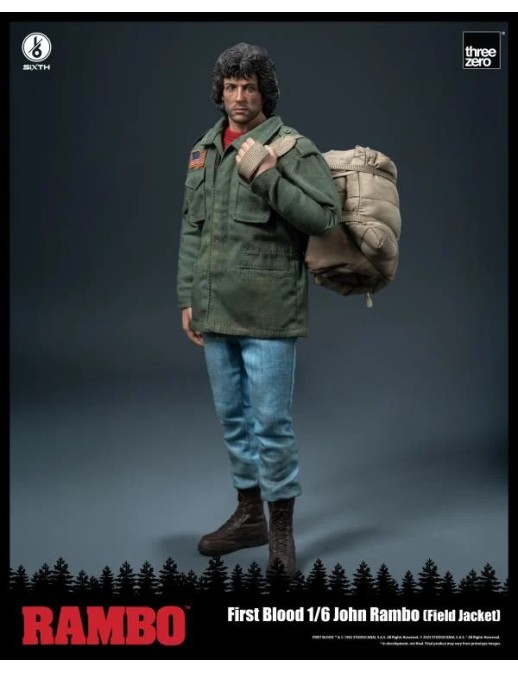 Threezero 1/6 Sixth Rambo First Blood John Rambo Field Jacket