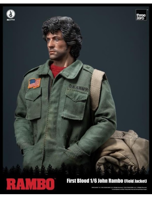 Threezero 1/6 Sixth Rambo First Blood John Rambo Field Jacket