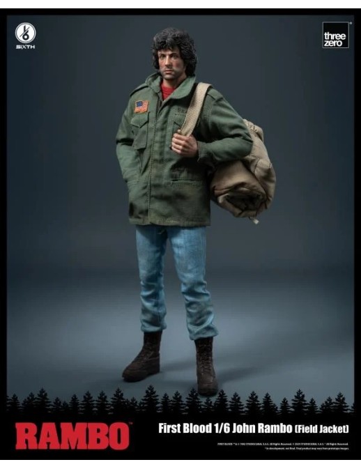 Threezero 1/6 Sixth Rambo First Blood John Rambo Field Jacket