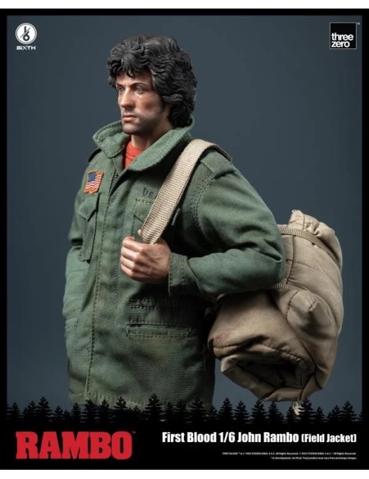 Threezero 1/6 Sixth Rambo First Blood John Rambo Field Jacket