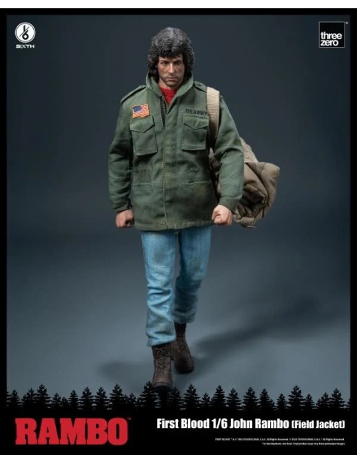 Threezero 1/6 Sixth Rambo First Blood John Rambo Field Jacket