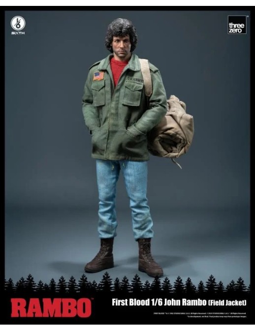 Threezero 1/6 Sixth Rambo First Blood John Rambo Field Jacket