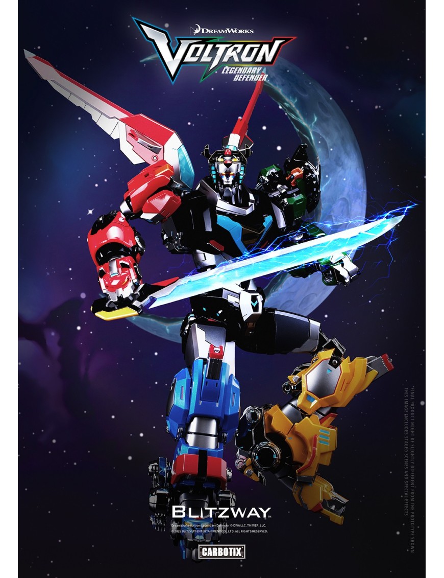Blitzway Carbotix Voltron: Legendary Defender 10th Anniversary Voltron Standard Edition Version Blitzway Carbotix Voltron: Legendary Defender 10th Anniversary Voltron Standard Edition Version