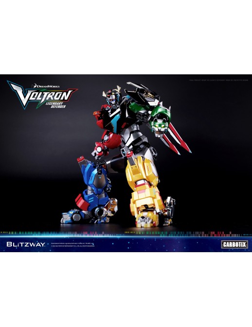Blitzway Carbotix Voltron: Legendary Defender 10th Anniversary Voltron Standard Edition Version