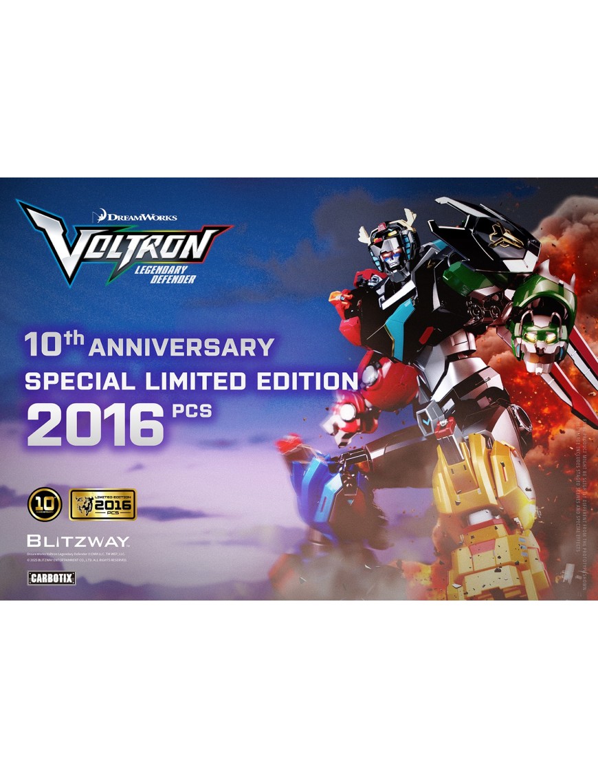 Blitzway Carbotix Voltron: Legendary Defender 10th Anniversary Voltron Special Limited Edition Version Blitzway Carbotix Voltron: Legendary Defender 10th Anniversary Voltron Special Limited Edition Version