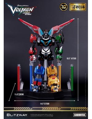 Blitzway Carbotix Voltron: Legendary Defender 10th Anniversary Voltron Special Limited Edition Version