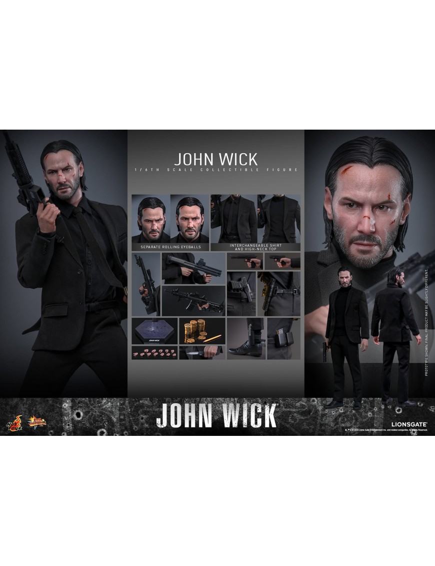 Hot Toys Movie Masterpiece John Wick 1/6 Scale Collectible Figure Hot Toys Movie Masterpiece John Wick 1/6 Scale Collectible Figure