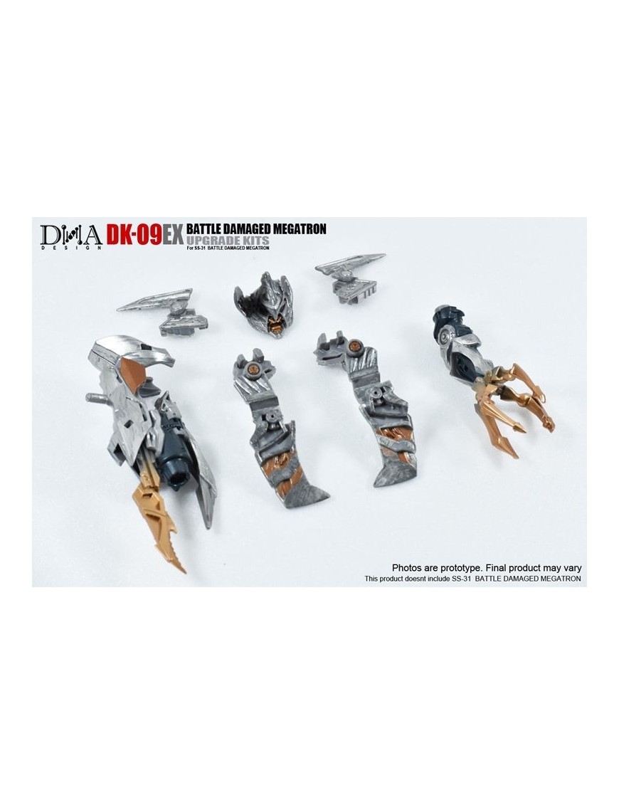 DNA Design DK-09EX Upgrade Kits for Transformers Revenge of the Fallen Studio Series Megatron Battle Damage DNA Design DK-09EX Upgrade Kits for Transformers Revenge of the Fallen Studio Series Megatron Battle Damage