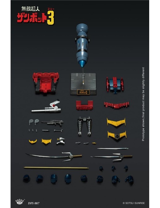 King Arts Diecast Figure Series Zambot 3 DFS087