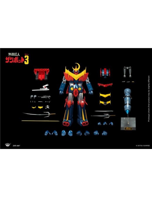King Arts Diecast Figure Series Zambot 3 DFS087