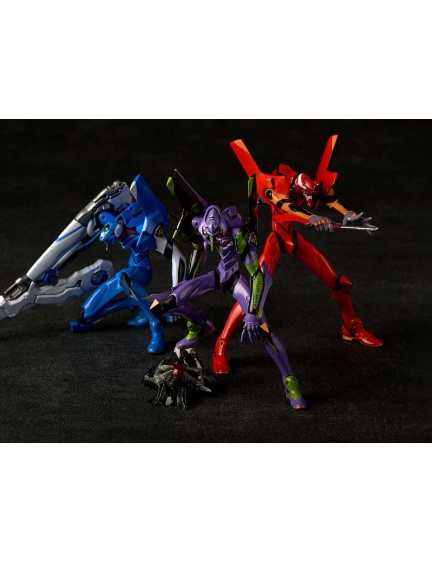 Kaiyodo ARTPLA Rebuild of Evangelion EVA Unit-01, EVA Unit-02 and EVA Proto Type-00