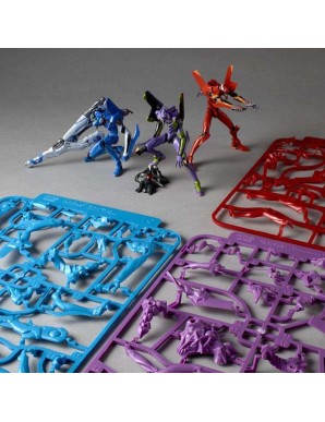 Kaiyodo ARTPLA Rebuild of Evangelion EVA Unit-01, EVA Unit-02 and EVA Proto Type-00
