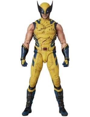 Medicom Toy MAFEX Deadpool & Wolverine Wolverine Battle Damage Version