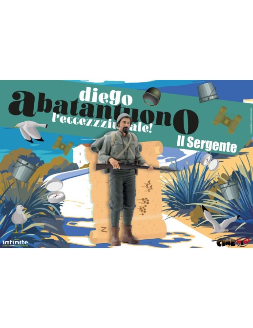 Infinite Statue & Collectibles CineMini Diego Abatantuono L'Eccezzziunale! Il Sergente Lorusso