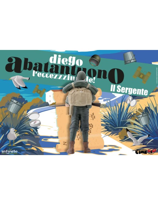 Infinite Statue & Collectibles CineMini Diego Abatantuono L'Eccezzziunale! Il Sergente Lorusso