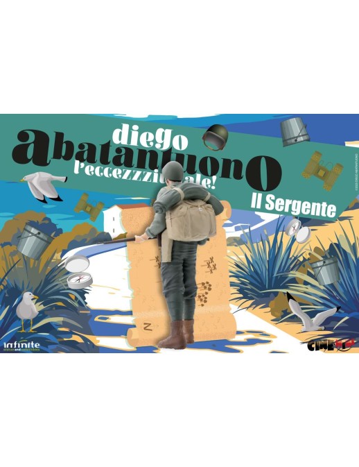 Infinite Statue & Collectibles CineMini Diego Abatantuono L'Eccezzziunale! Il Sergente Lorusso