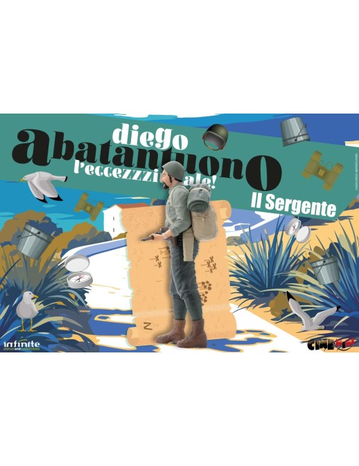 Infinite Statue & Collectibles CineMini Diego Abatantuono L'Eccezzziunale! Il Sergente Lorusso
