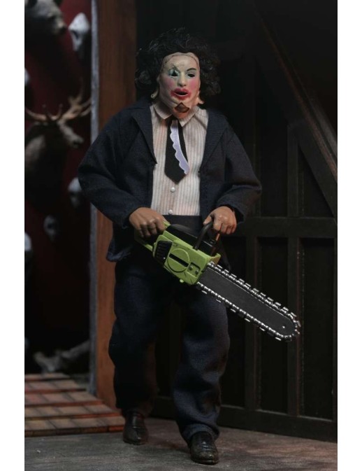 Neca Texas Chainsaw Massacre Leatherface with Pretty Woman Mask Clothed