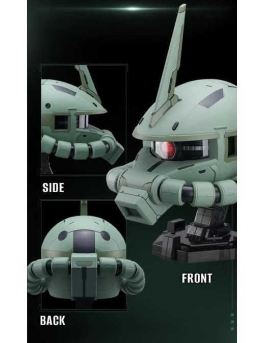 Bandai BN Head Collection Vol.4 Mobile Suit Gundam MS-06F Zaku II Head Sculpt