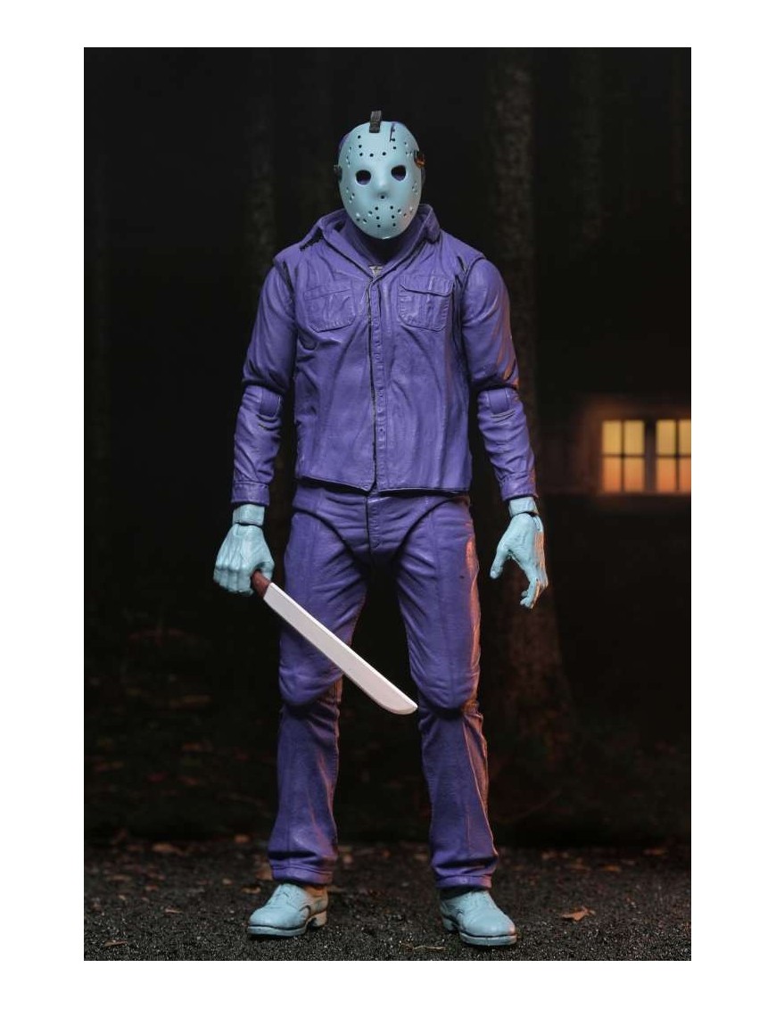 Neca Friday 13th Jason Voorhees Classic Video Game Appearance with Theme Music Packaging