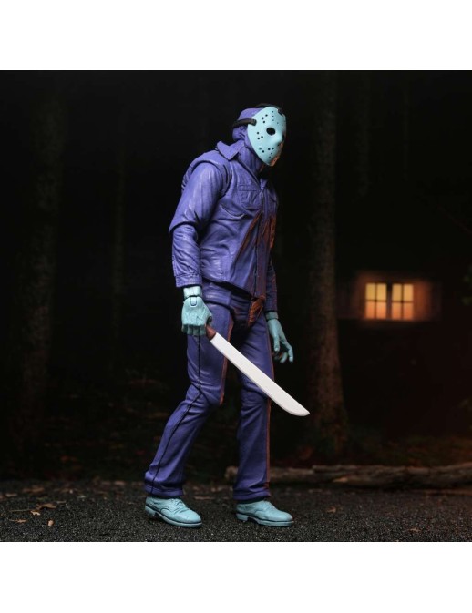 Neca Friday 13th Jason Voorhees Classic Video Game Appearance with Theme Music Packaging