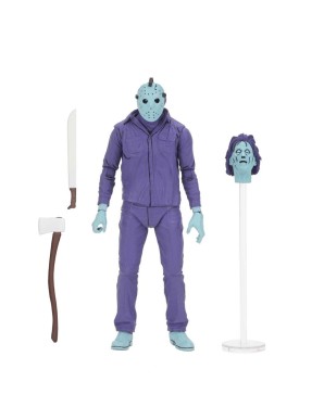 Neca Friday 13th Jason Voorhees Classic Video Game Appearance with Theme Music Packaging