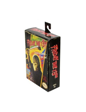Neca Friday 13th Jason Voorhees Classic Video Game Appearance with Theme Music Packaging