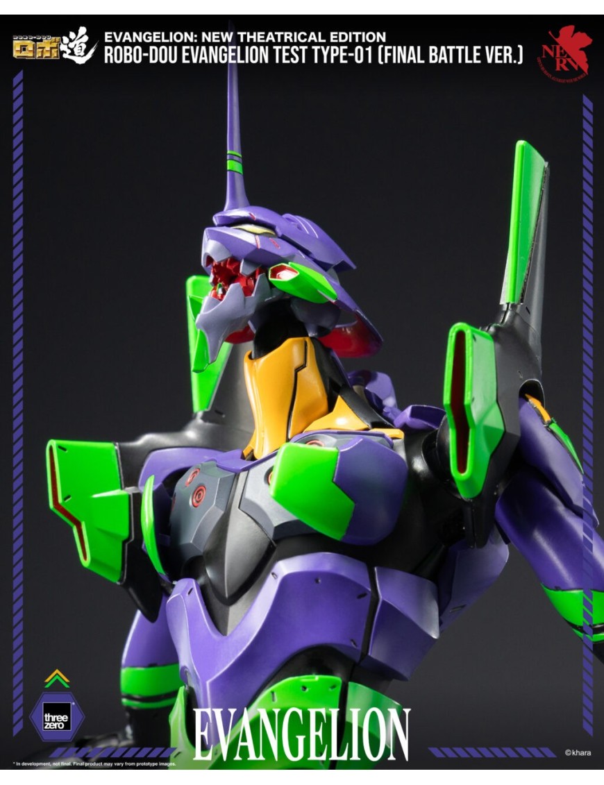 Threezero Robo-Dou Evangelion: New Theatrical Edition Evangelion Test Type-01 Final Battle Version