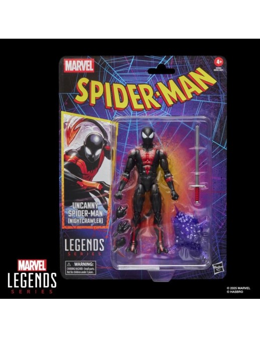 Hasbro Marvel Legends Retro Collection Spider-Man Nightcrawler