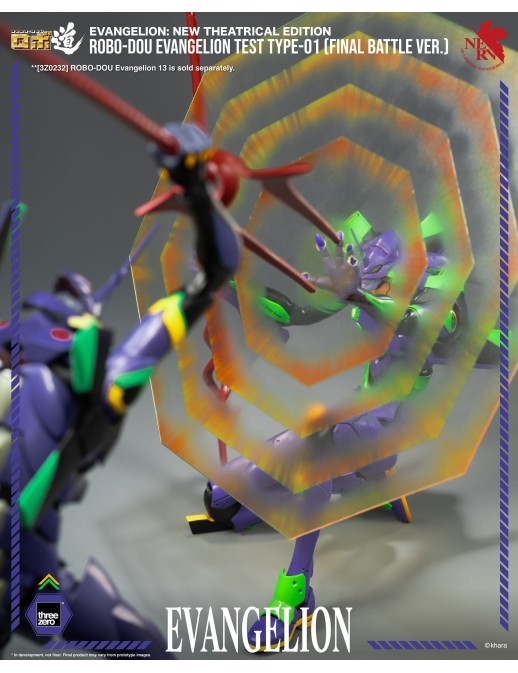 Threezero Robo-Dou Evangelion: New Theatrical Edition Evangelion Test Type-01 Final Battle Version