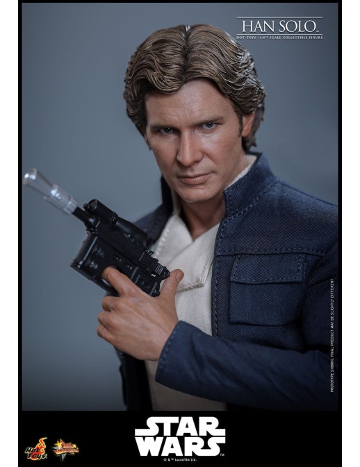 Hot Toys Movie Masterpiece Star Wars The Empire Strikes Back Han Solo 1/6 Scale Collectible Figure