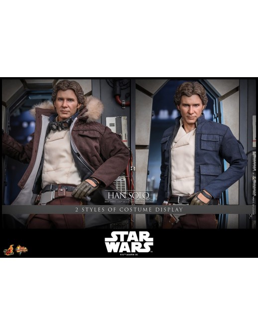 Hot Toys Movie Masterpiece Star Wars The Empire Strikes Back Han Solo 1/6 Scale Collectible Figure