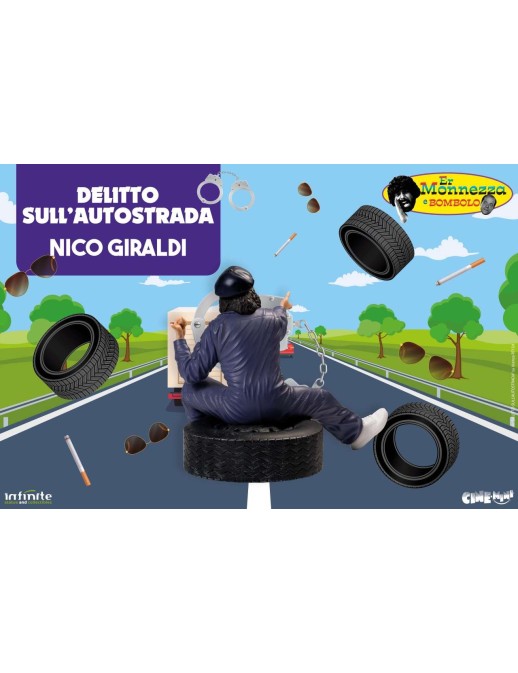 Infinite Statue & Collectibles CineMini Er Monnezza e Bombolo Delitto sull'Autostrada Nico Giraldi