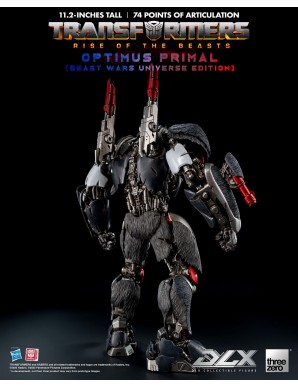 Threezero Transformers Rise of the Beasts DLX Scale Collectible Figure Series Optimus Primal Beast Wars Universe Edition
