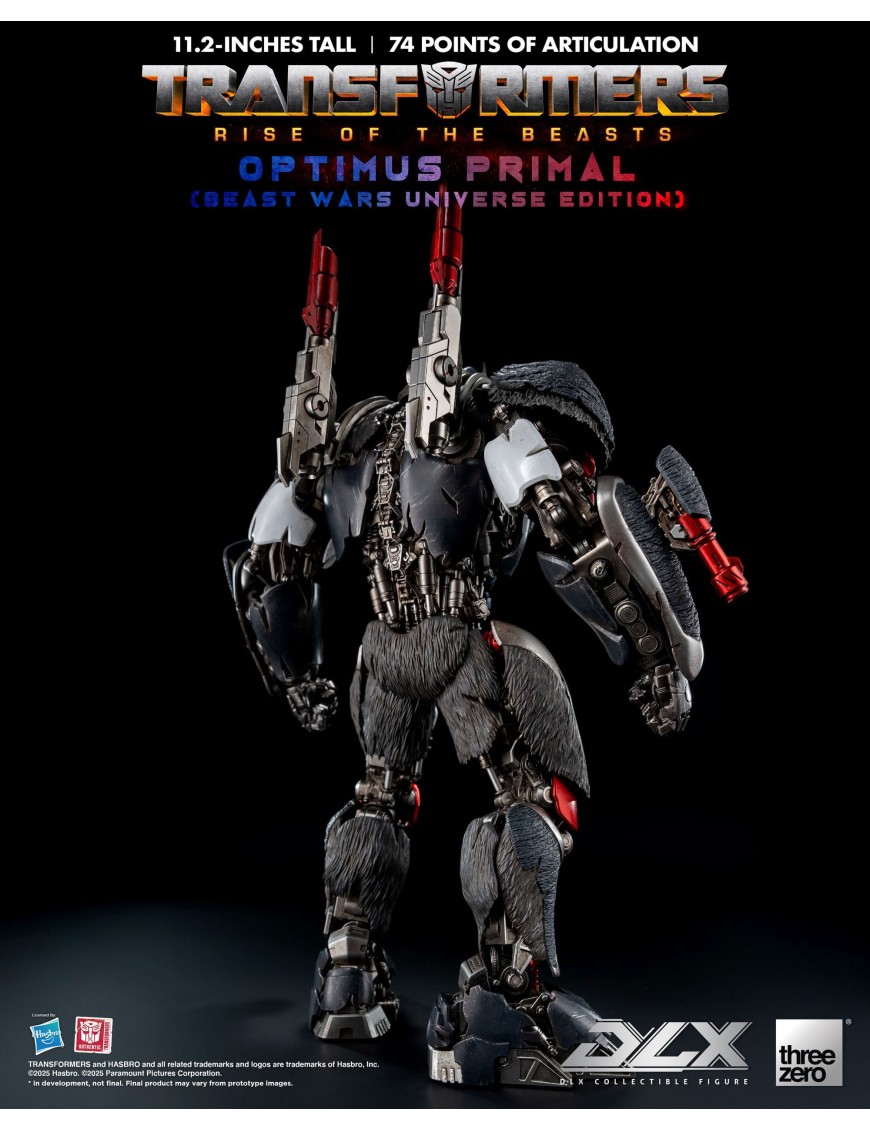Threezero Transformers Rise of the Beasts DLX Scale Collectible Figure Series Optimus Primal Beast Wars Universe Edition