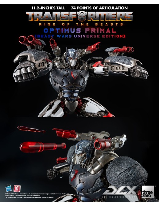 Threezero Transformers Rise of the Beasts DLX Scale Collectible Figure Series Optimus Primal Beast Wars Universe Edition