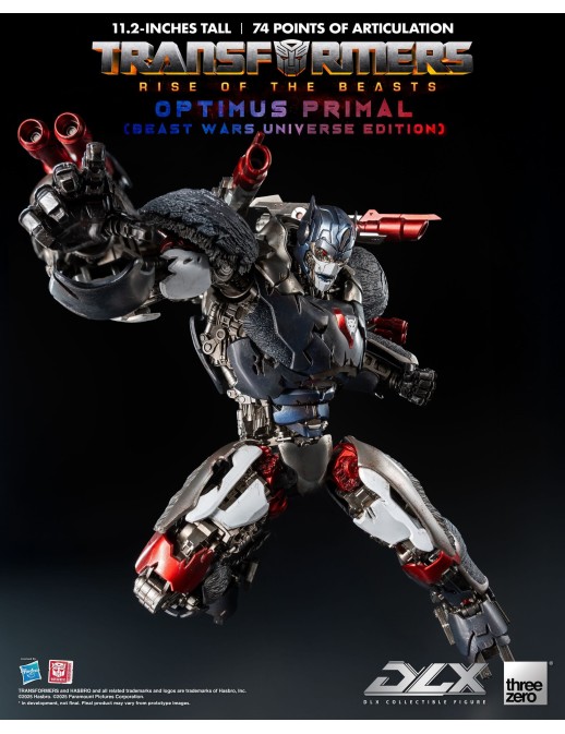 Threezero Transformers Rise of the Beasts DLX Scale Collectible Figure Series Optimus Primal Beast Wars Universe Edition