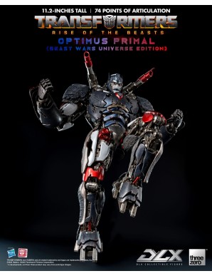 Threezero Transformers Rise of the Beasts DLX Scale Collectible Figure Series Optimus Primal Beast Wars Universe Edition