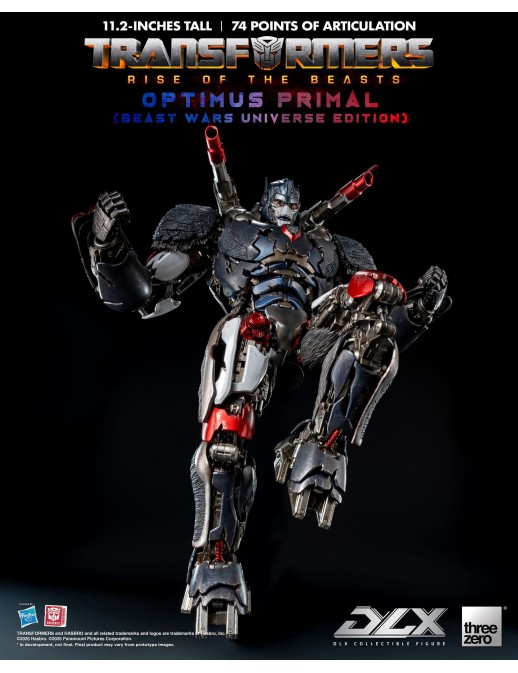 Threezero Transformers Rise of the Beasts DLX Scale Collectible Figure Series Optimus Primal Beast Wars Universe Edition