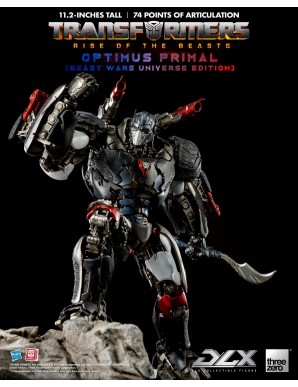 Threezero Transformers Rise of the Beasts DLX Scale Collectible Figure Series Optimus Primal Beast Wars Universe Edition