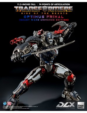 Threezero Transformers Rise of the Beasts DLX Scale Collectible Figure Series Optimus Primal Beast Wars Universe Edition