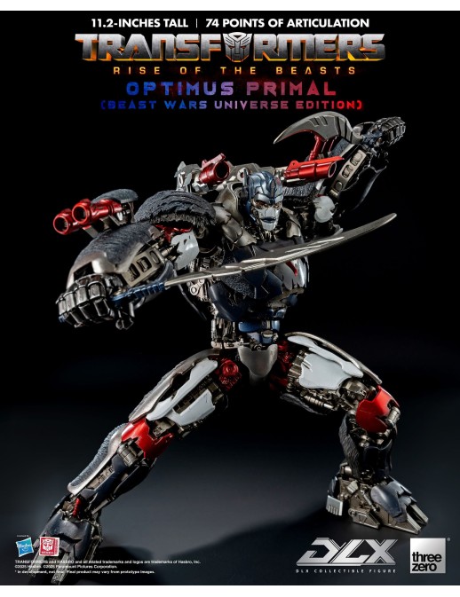 Threezero Transformers Rise of the Beasts DLX Scale Collectible Figure Series Optimus Primal Beast Wars Universe Edition