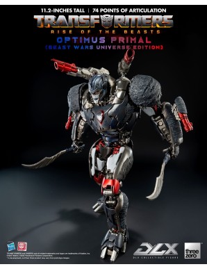 Threezero Transformers Rise of the Beasts DLX Scale Collectible Figure Series Optimus Primal Beast Wars Universe Edition