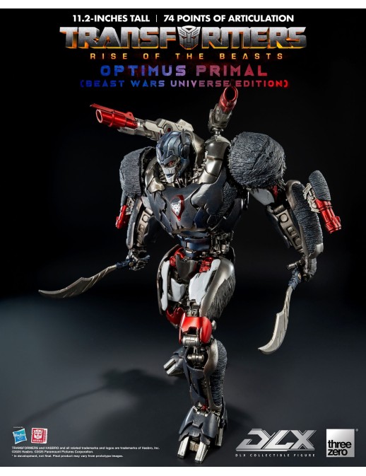 Threezero Transformers Rise of the Beasts DLX Scale Collectible Figure Series Optimus Primal Beast Wars Universe Edition