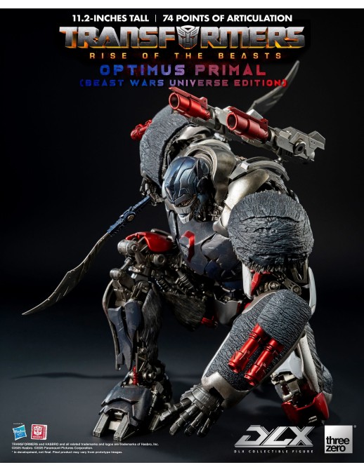 Threezero Transformers Rise of the Beasts DLX Scale Collectible Figure Series Optimus Primal Beast Wars Universe Edition