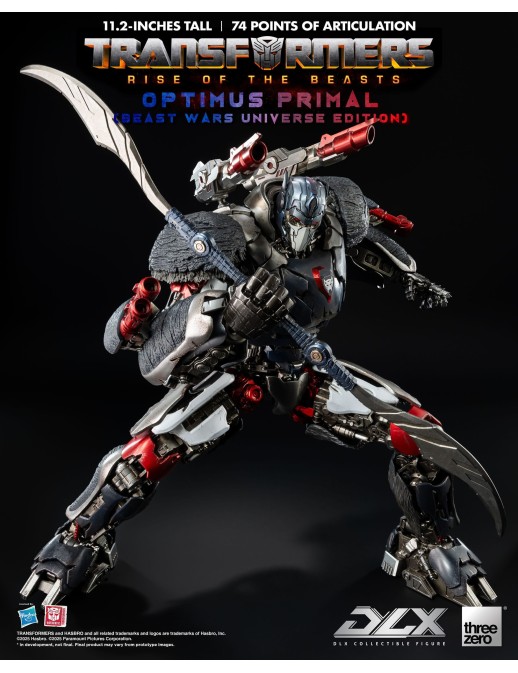 Threezero Transformers Rise of the Beasts DLX Scale Collectible Figure Series Optimus Primal Beast Wars Universe Edition