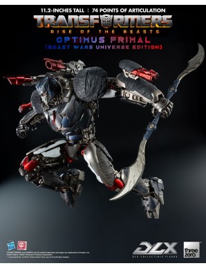 Threezero Transformers Rise of the Beasts DLX Scale Collectible Figure Series Optimus Primal Beast Wars Universe Edition
