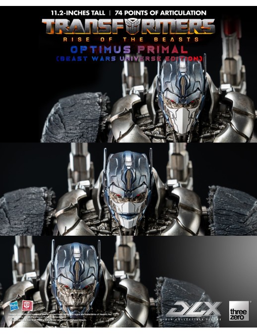 Threezero Transformers Rise of the Beasts DLX Scale Collectible Figure Series Optimus Primal Beast Wars Universe Edition